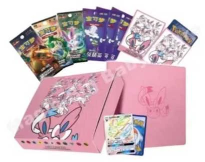 Simplified Chinese Pokémon TCG Sylveon Theme Card Collection Gift Box