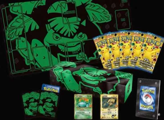 Traditional Chinese Pokémon TCG 25th Anniversary Venusaur Collection Box