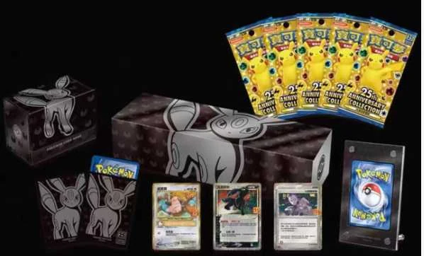 Traditional Chinese Pokémon TCG 25th Anniversary Espeon Collection Box