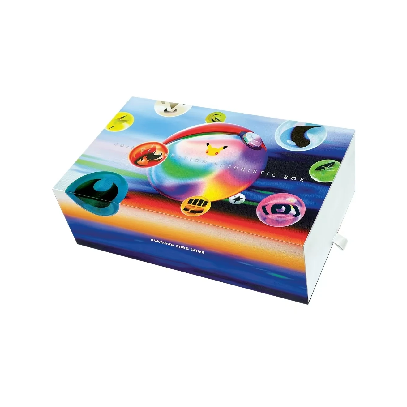 Japanese Pokémon TCG 30th Celebration Futuristic Box — Mew & Mewtwo