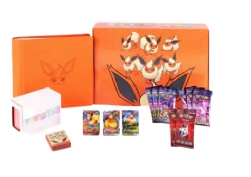 Simplified Chinese Pokémon TCG Flareon Theme Collector Gift Box