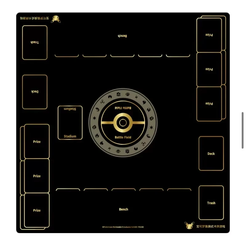 Simplified Chinese Pokémon TCG 30th Celebration Two-Player Rubber Playmat