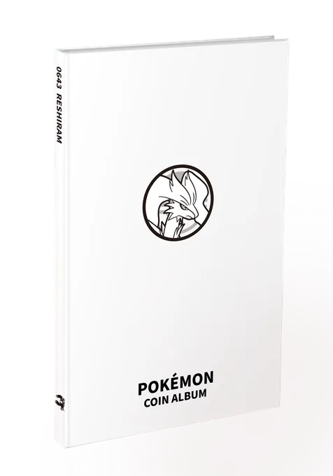 Reshiram coin album front cover